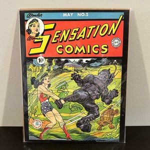 Poster: DC Comics - #5 Sensation Comics, May 1942